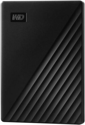 WD 2TB My Passport, Portable External Hard Drive, Black, backup software wi...