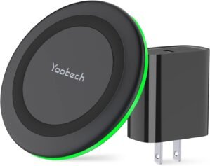 yootech Wireless Charger, 10W Max Wireless Charging Pad with Quick Adapter,...