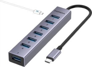 FORIDA USB C Hub-8 Port USB HUB wit...