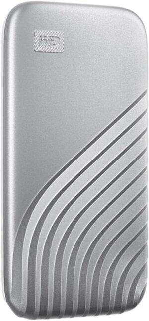 WD 1TB My Passport SSD Portable External Solid State Drive, Silver, Sturdy ...