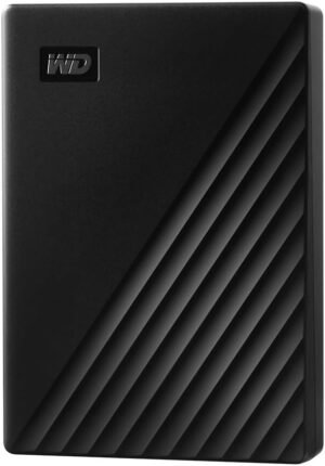 WD 5TB My Passport, Portable External Hard Drive, Black, backup software wi...