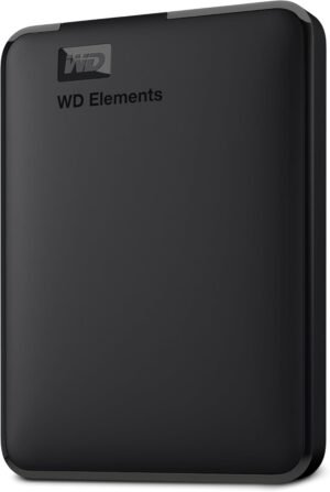 WD 2TB Elements Portable External Hard Drive for Windows, USB 3.2 Gen 1/USB...