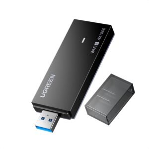 UGREEN AX1800 WiFi Adapter for Desktop PC, USB WiFi 6 Dongle with 5GHz/2.4G...