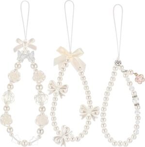 Ecally 3 Pcs Phone Charms Strap Cam...