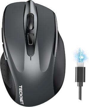 TECKNET Wireless Mouse (BT5.0/3.0 &...
