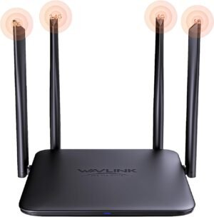WAVLINK BE5100 WiFi 7 Router, 2026 Dual Band Gaming Router with 4096-QAM Te...