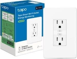 TP-Link Tapo Smart Plug P210M, Wi-F...
