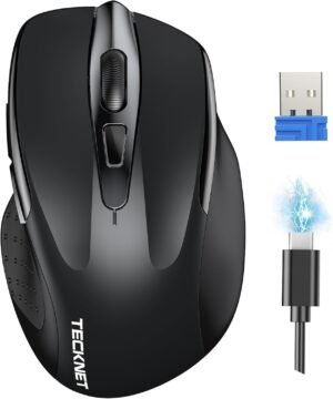 TECKNET Wireless Mouse Rechargeable...