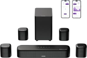 ULTIMEA 7.1ch Sound Bar with Dolby Atmos, Surround Sound System for TV with...