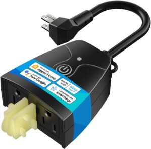 meross Outdoor Smart Plug Compatibl...