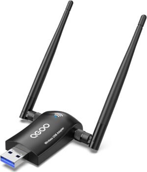 Wireless WiFi Adapter for Desktop PC – QGOO AC1300Mbps USB 3.0 Networ...
