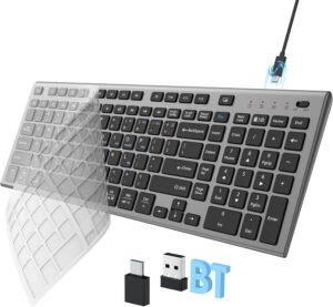 FENIFOX Wireless Keyboard, Bluetoot...
