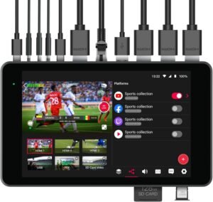 YoloLiv YoloBox Pro, All-in-one Portable Multi-Cam Live Streaming Studio En...