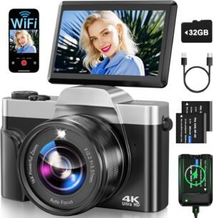 4K Digital Camera for Photography w...