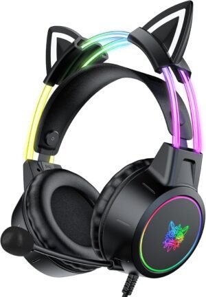 Lightweight Gaming Headset with Det...
