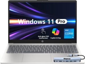 HP 15.6″ FHD Touch Laptop, In...