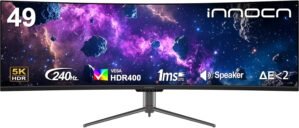 INNOCN 49″ 240Hz Curved Monit...
