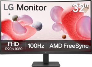 LG 32MR50C-B Curved Monitor 32-Inch...