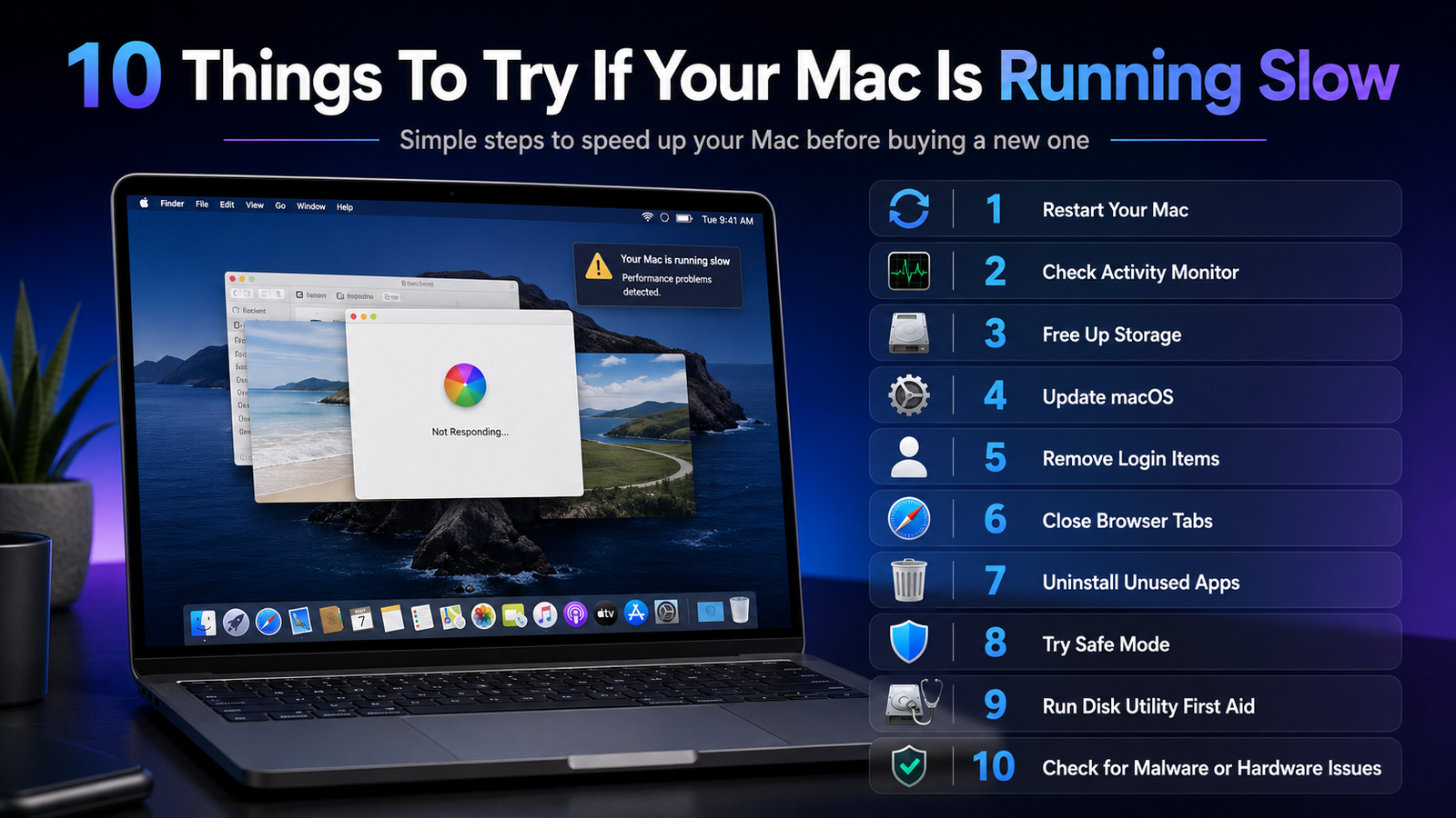 fix slow mac how to fix slow mac computer and how to improve performance on a mac