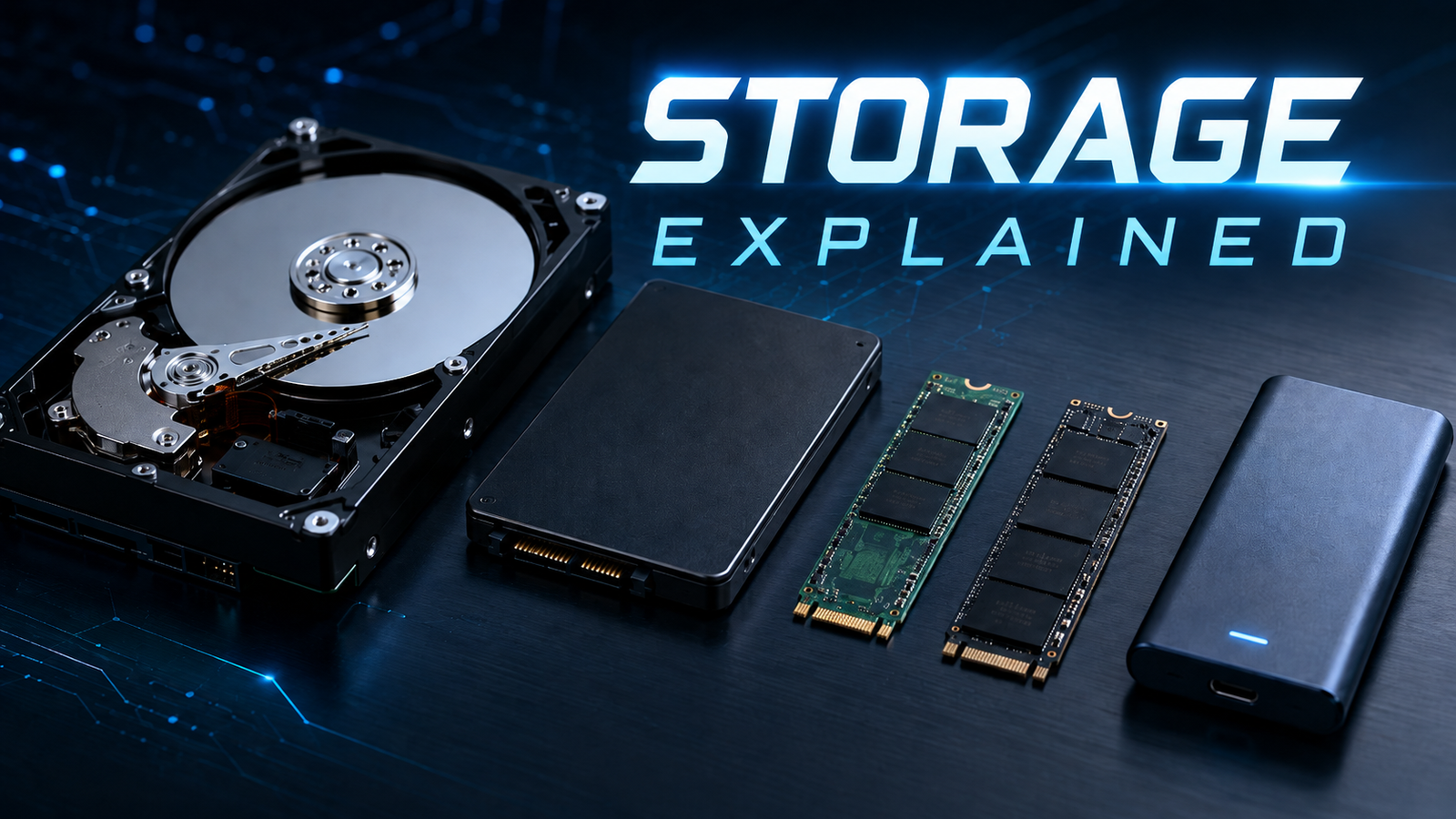 SSD, NVMe, SATA, M.2, and Hard Drives Explained: Which Type of Storage Is Best for You?